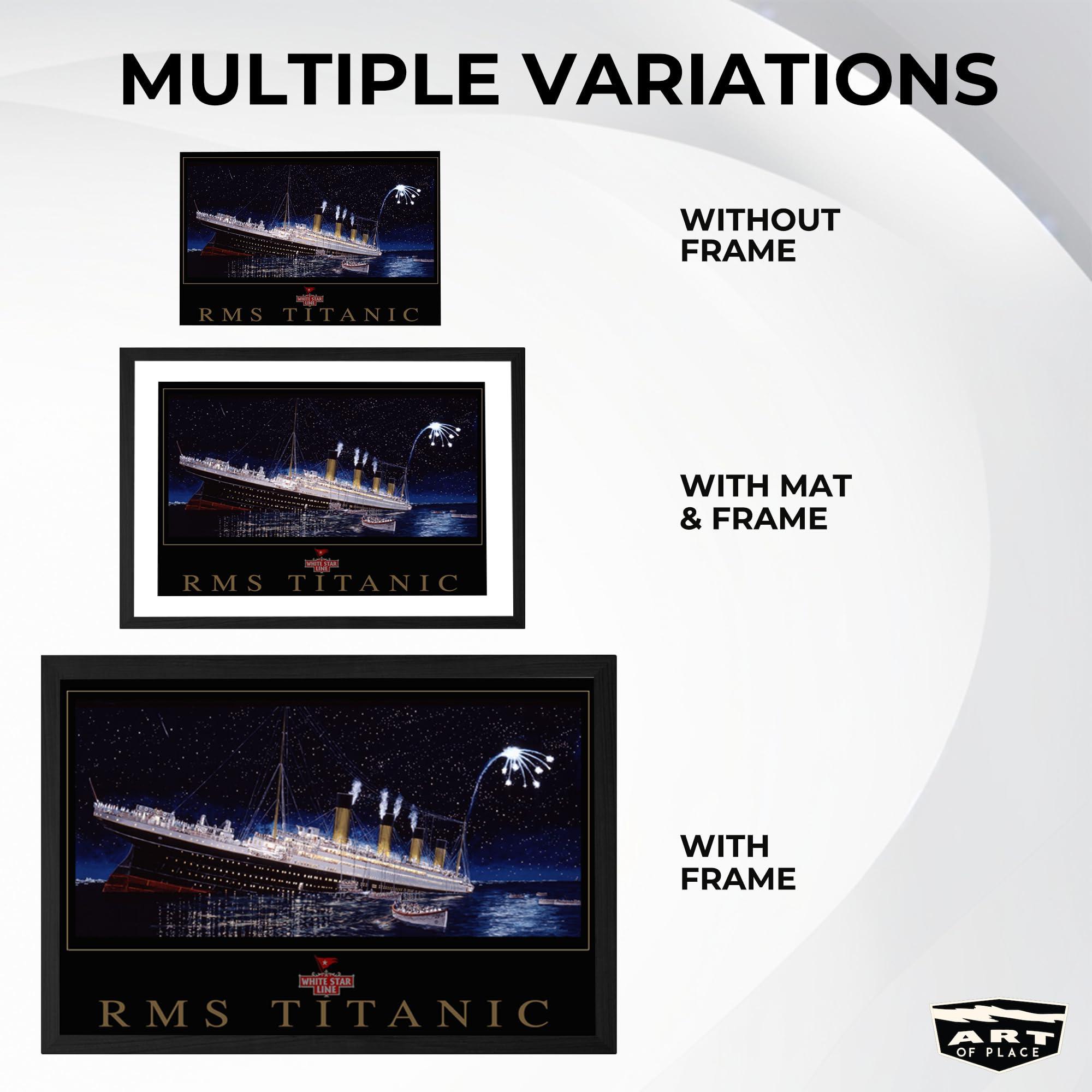 Amazon.co.jp: NorthwestアートMallタイタニックSinking Stern View